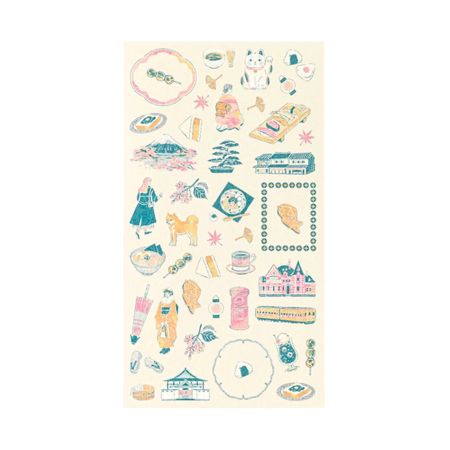 MIDORI - Country Motif - Japan Stickers