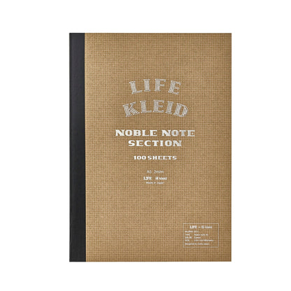 LIFE - kleid - Noble Note - Notebook - Section - Grid / Graph - 2mm - A5 - Camel