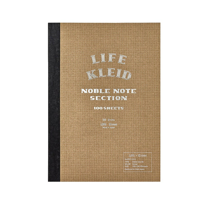 LIFE - kleid - Noble Note - Notebook - Section - Grid / Graph - 2mm - B6 - Camel
