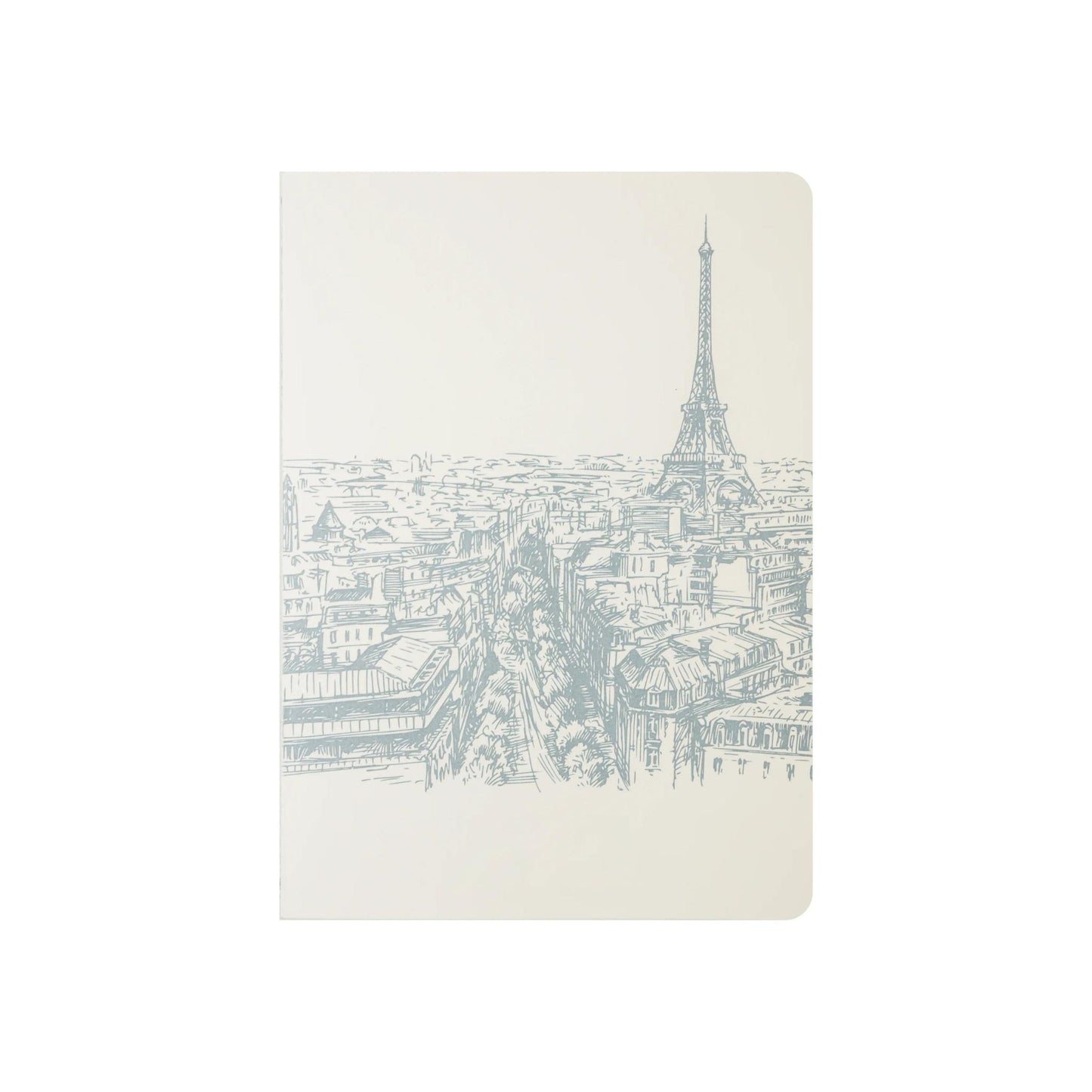 Jacques Herbin - The Colours of Paris A5 Lined Notebook: Paris Rooftops