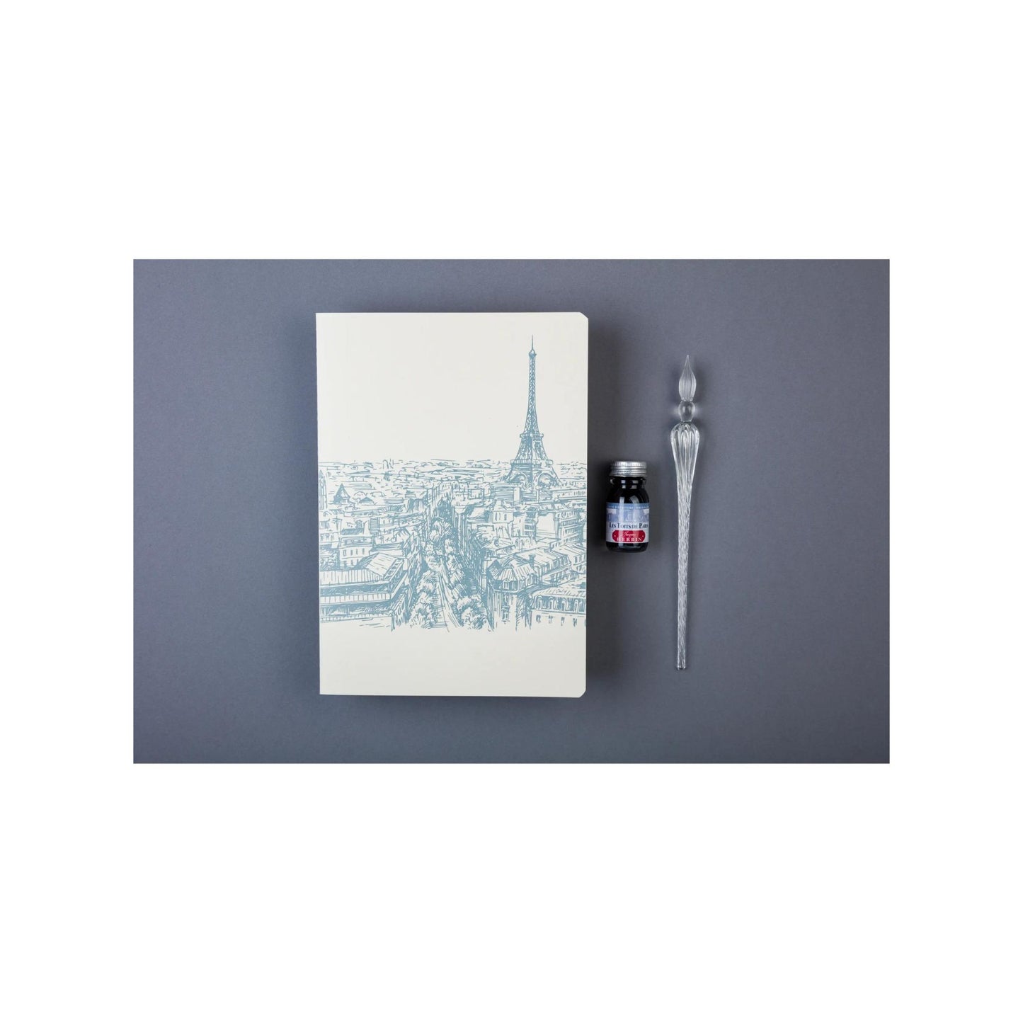 Jacques Herbin - The Colours of Paris A5 Lined Notebook: Paris Rooftops