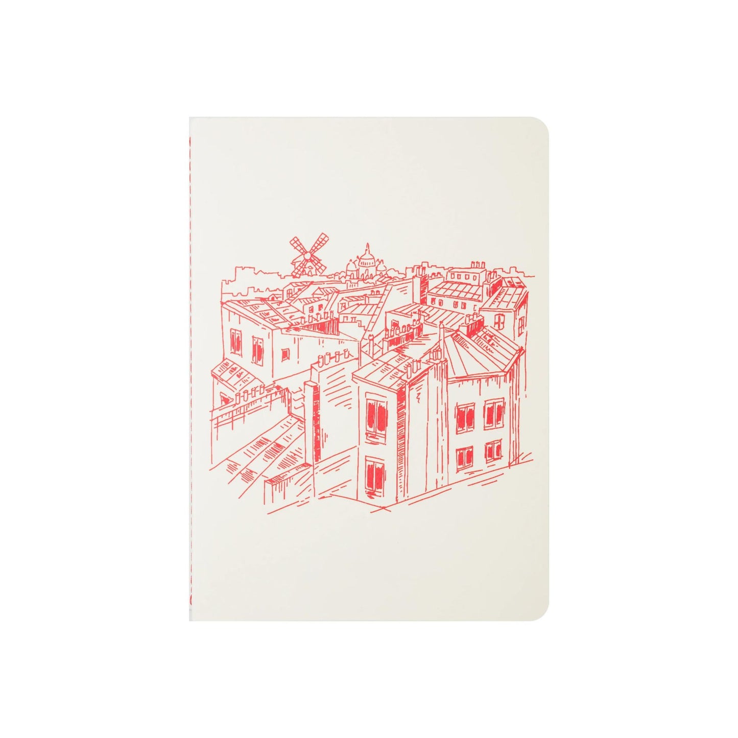 Jacques Herbin - The Colours of Paris A5 Lined Notebook: Moulin Rouge
