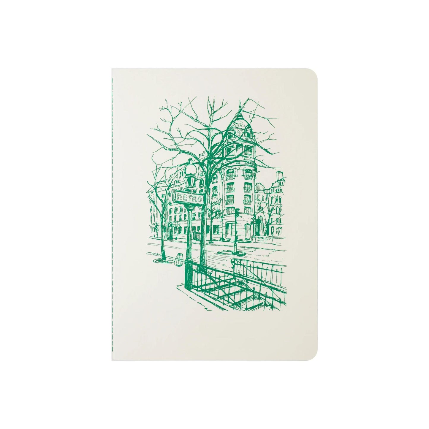 Jacques Herbin - The Colours of Paris A5 Lined Notebook: Metropolitan