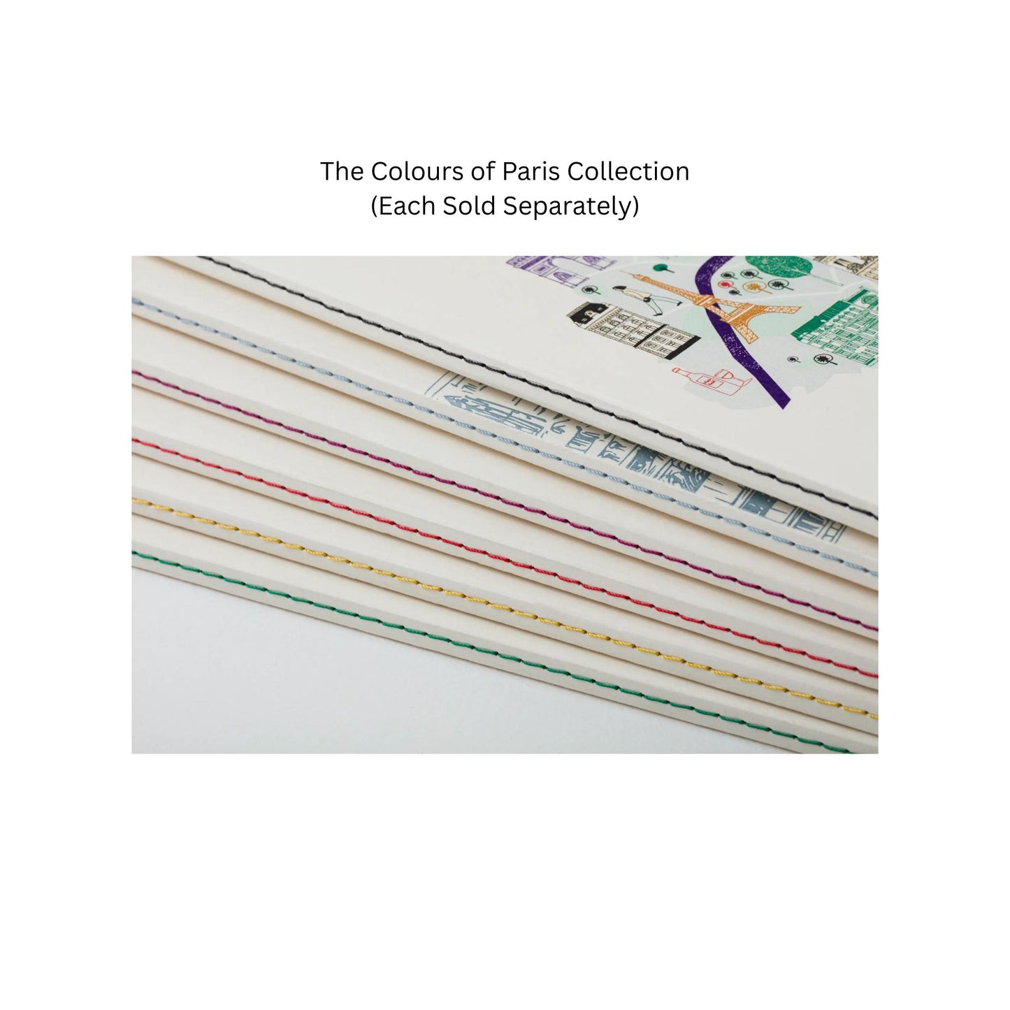 Jacques Herbin - The Colours of Paris A5 Lined Notebook: Paris Rooftops