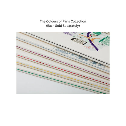 Jacques Herbin - The Colours of Paris A5 Lined Notebook: Paris Rooftops