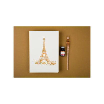 Jacques Herbin - The Colours of Paris A5 Lined Notebook: Eiffel Tower