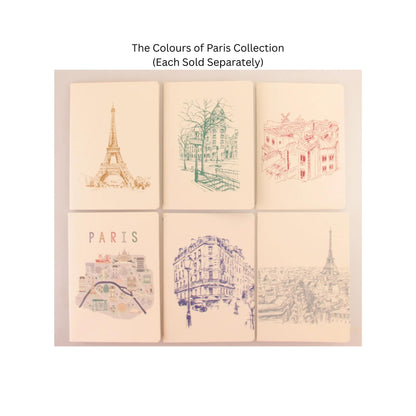 Jacques Herbin - The Colours of Paris A5 Lined Notebook: Paris Rooftops
