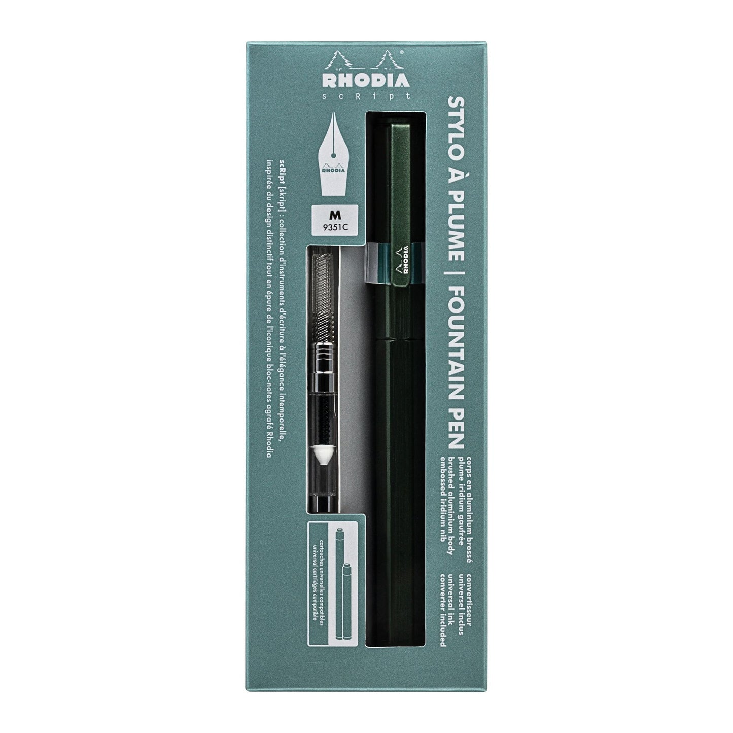 Rhodia - scRipt Fountain Pen - Medium - Sage
