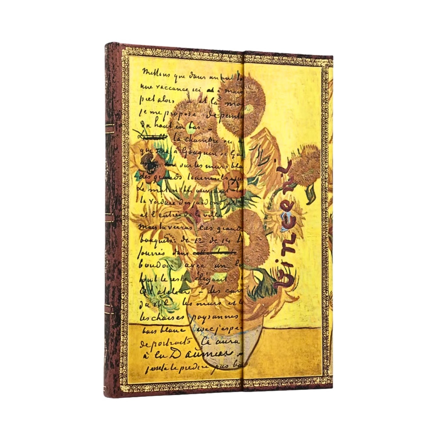 Paperblanks - Van Gogh - Sunflowers - Hardcover - Midi - Lined