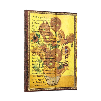 Paperblanks - Van Gogh - Sunflowers - Hardcover - Midi - Lined
