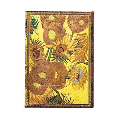 Paperblanks - Van Gogh - Sunflowers - Hardcover - Midi - Lined