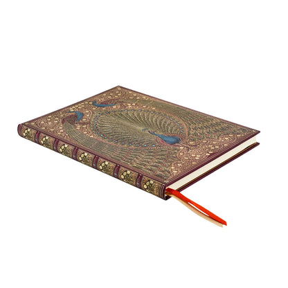 Paperblanks - 2027 Hafiz's Peacocks - Hardcover - Ultra - Vertical - 18-Month - Planner