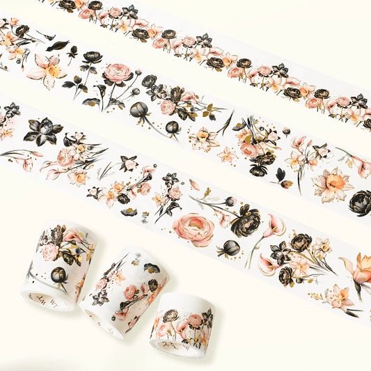 WT - Auric Rose Washi Tape Sticker Set (GILDED)