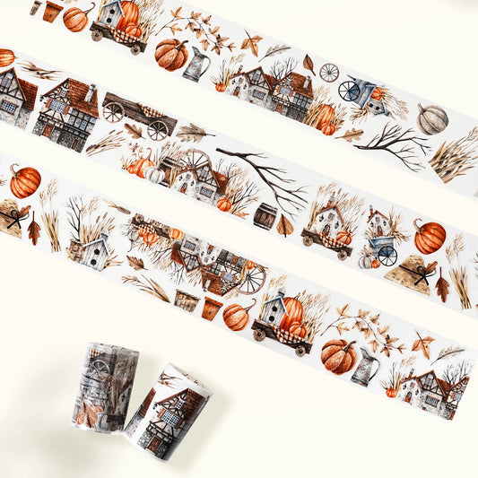 WT - Autumn Homestead Wide Washi/PET Tape