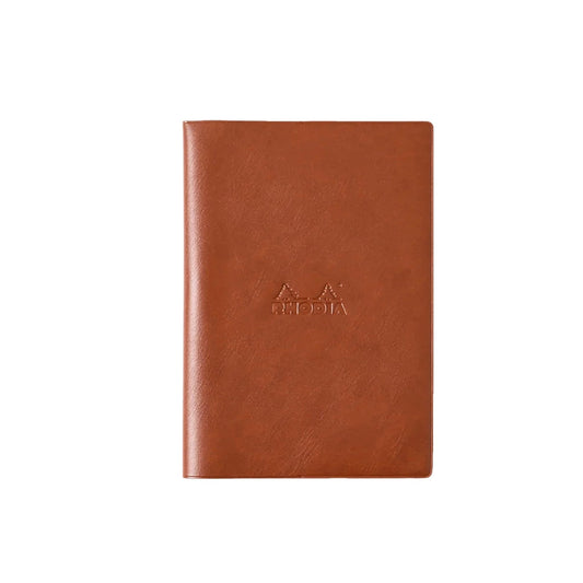 Rhodia - Cahier Notebook - Grid - PVC Cover - A5 - Brown