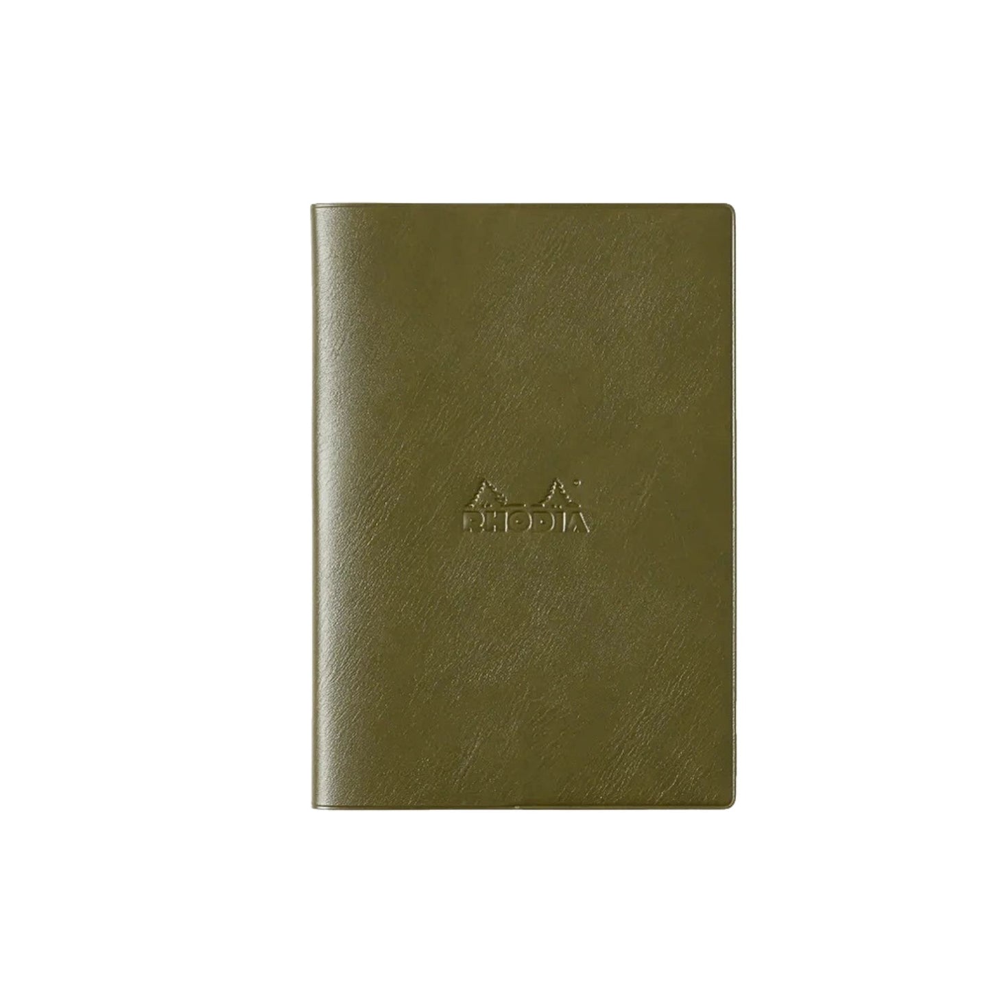 Rhodia - Cahier Notebook - Grid - PVC Cover - A5 - Khaki