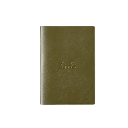 Rhodia - Cahier Notebook - Grid - PVC Cover - A5 - Khaki