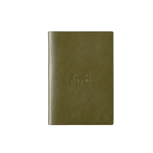 Rhodia - Cahier Notebook - Grid - PVC Cover - A5 - Khaki