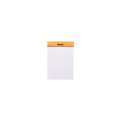 Rhodia - No.11 Top Stapled Notepad - Grid - PVC Cover - A7 - Red
