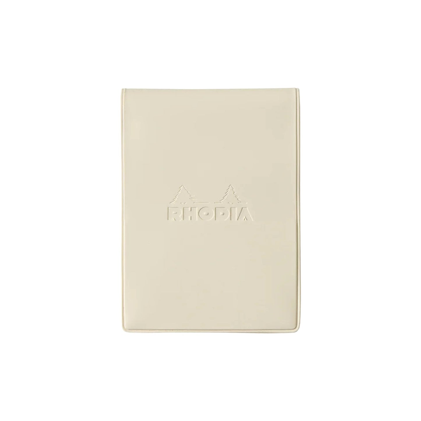 Rhodia - No.11 Top Stapled Notepad - Grid - PVC Cover - A7 - Ivory