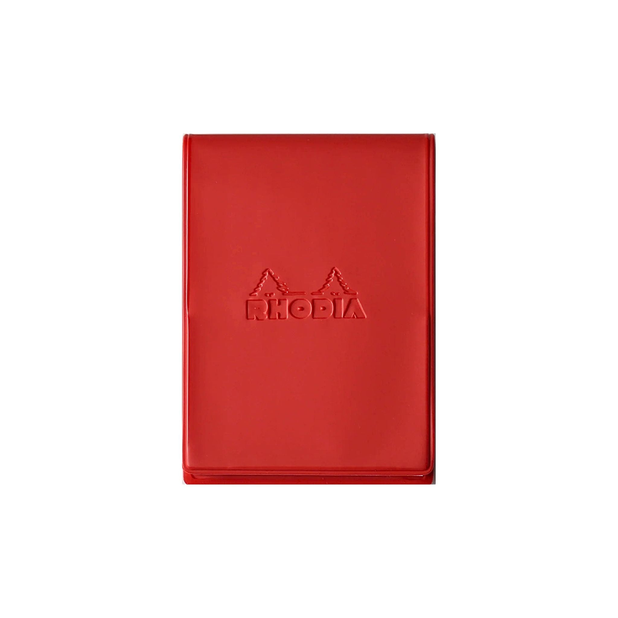 Rhodia - No.11 Top Stapled Notepad - Grid - PVC Cover - A7 - Red ...