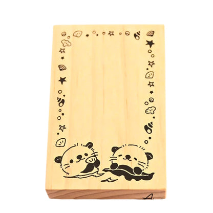 Sanby - Rubber Stamp - Memo - Sea Otter