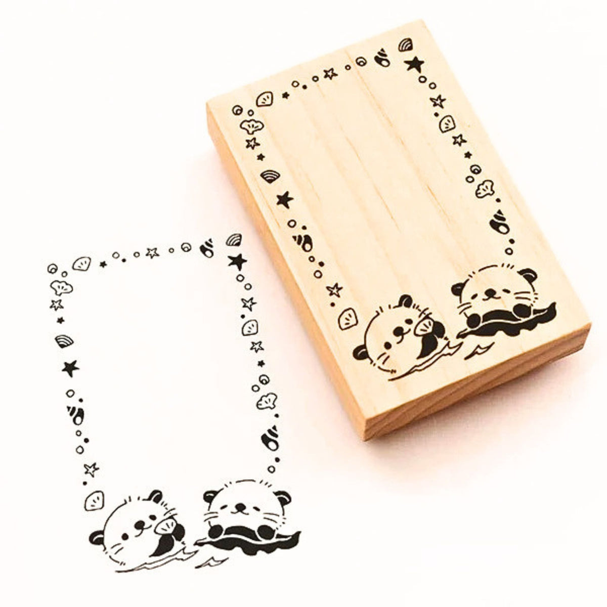 Sanby - Rubber Stamp - Memo - Sea Otter