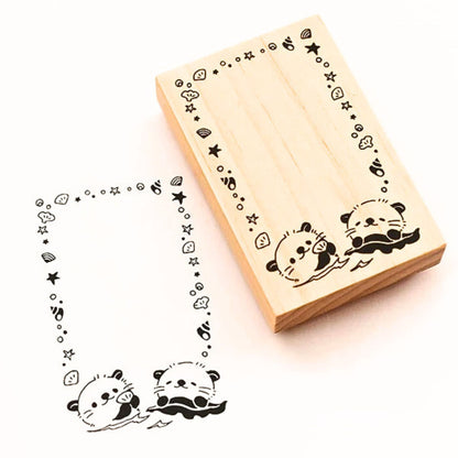 Sanby - Rubber Stamp - Memo - Sea Otter
