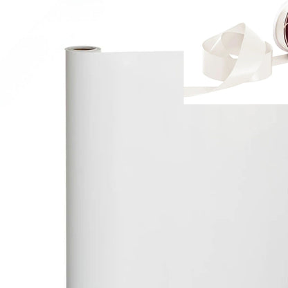 Gift Wrapping - Gloss White with Ribbon (10 Ribbon Options)