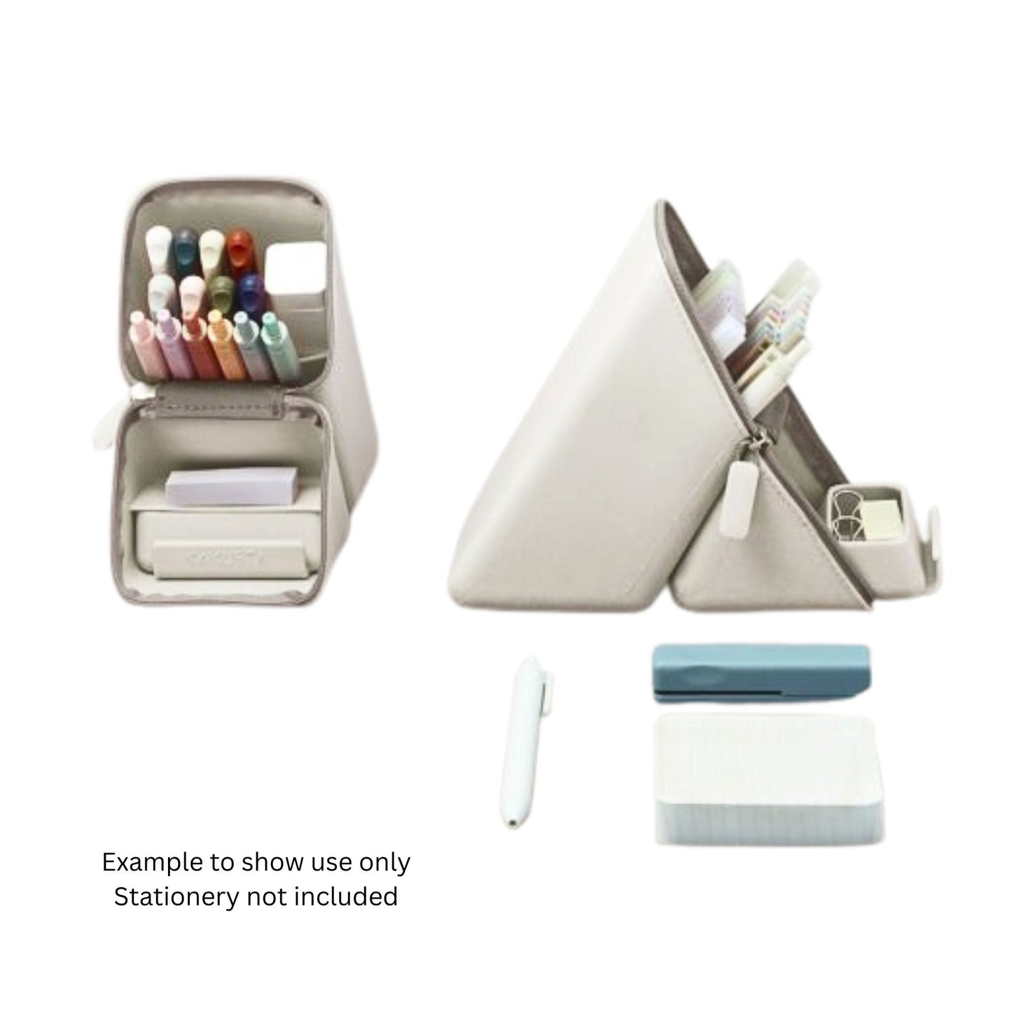 Sonic - Kakusta Wide - Portable Pen Holder With Drawer - Greige