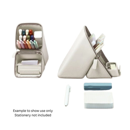 Sonic - Kakusta Wide - Portable Pen Holder With Drawer - Greige