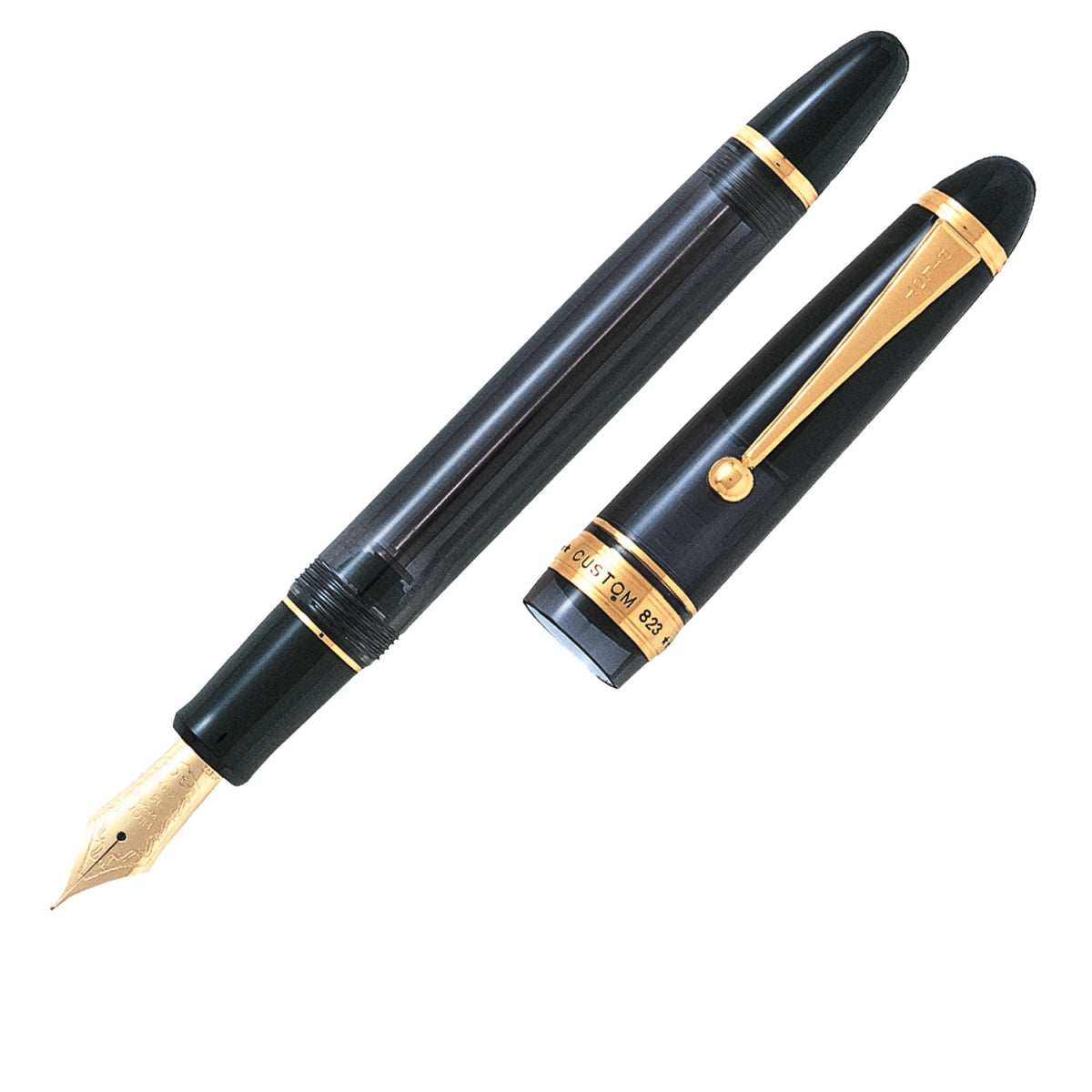 PILOT - CUSTOM 823 - Gift Set - Fountain Pen + Ink - Black - Fine