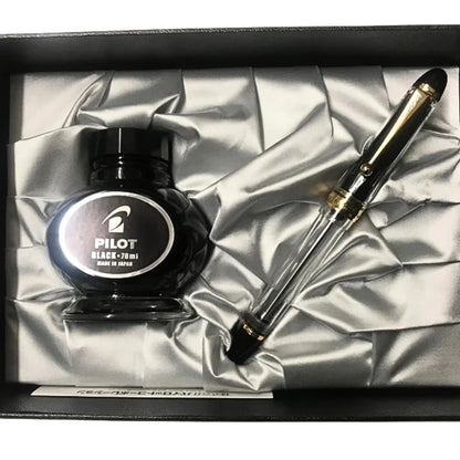 PILOT - CUSTOM 823 - Gift Set - Fountain Pen + Ink - Clear - Medium