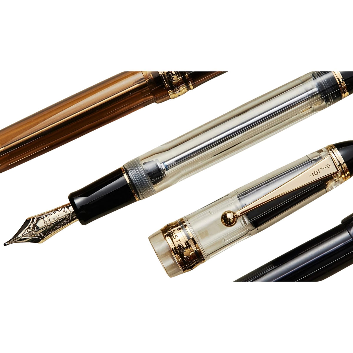 PILOT - CUSTOM 823 - Gift Set - Fountain Pen + Ink - Clear - Medium