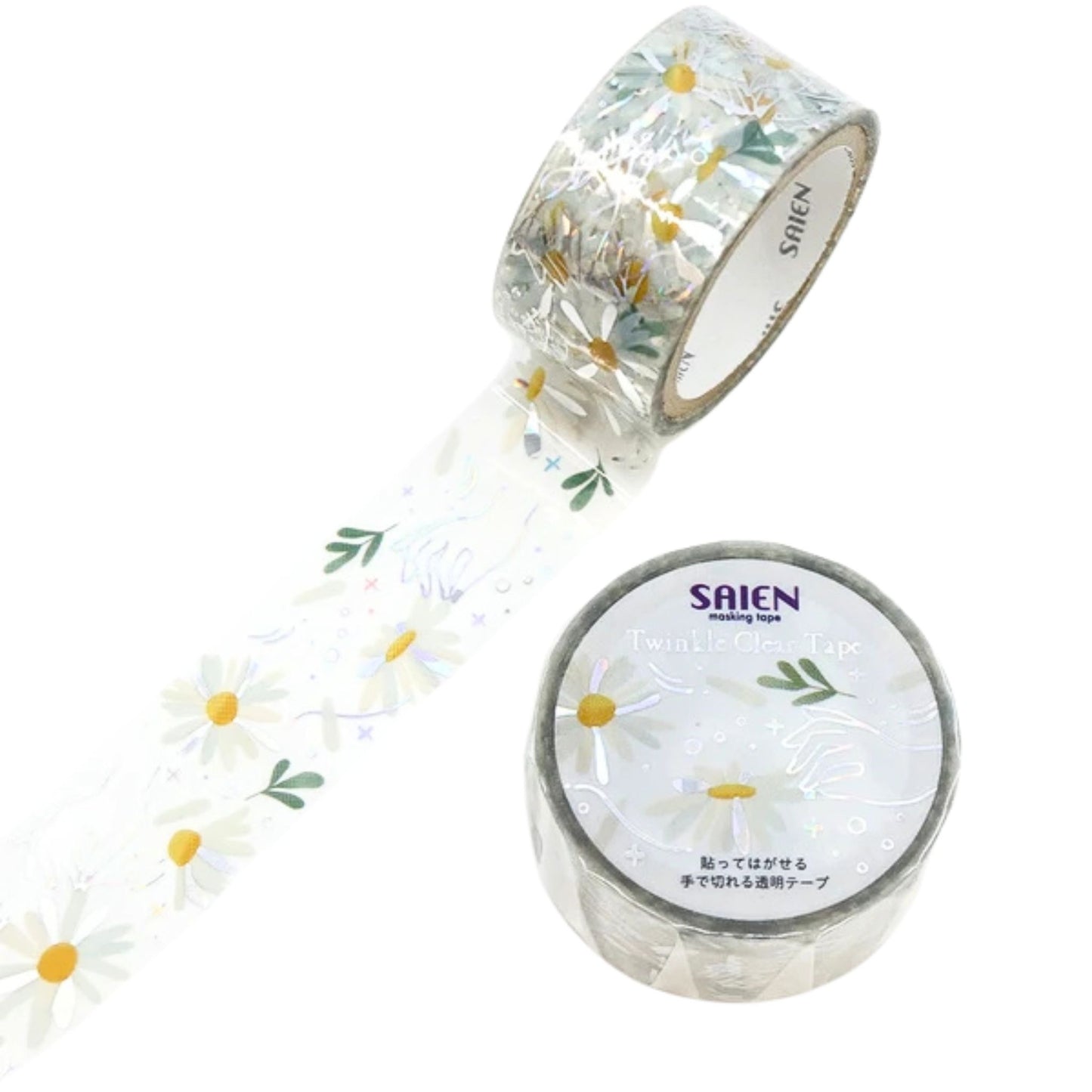 SAIEN - PET - Twinkle Clear Tape - Flower Fortune Telling