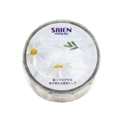 SAIEN - PET - Twinkle Clear Tape - Flower Fortune Telling