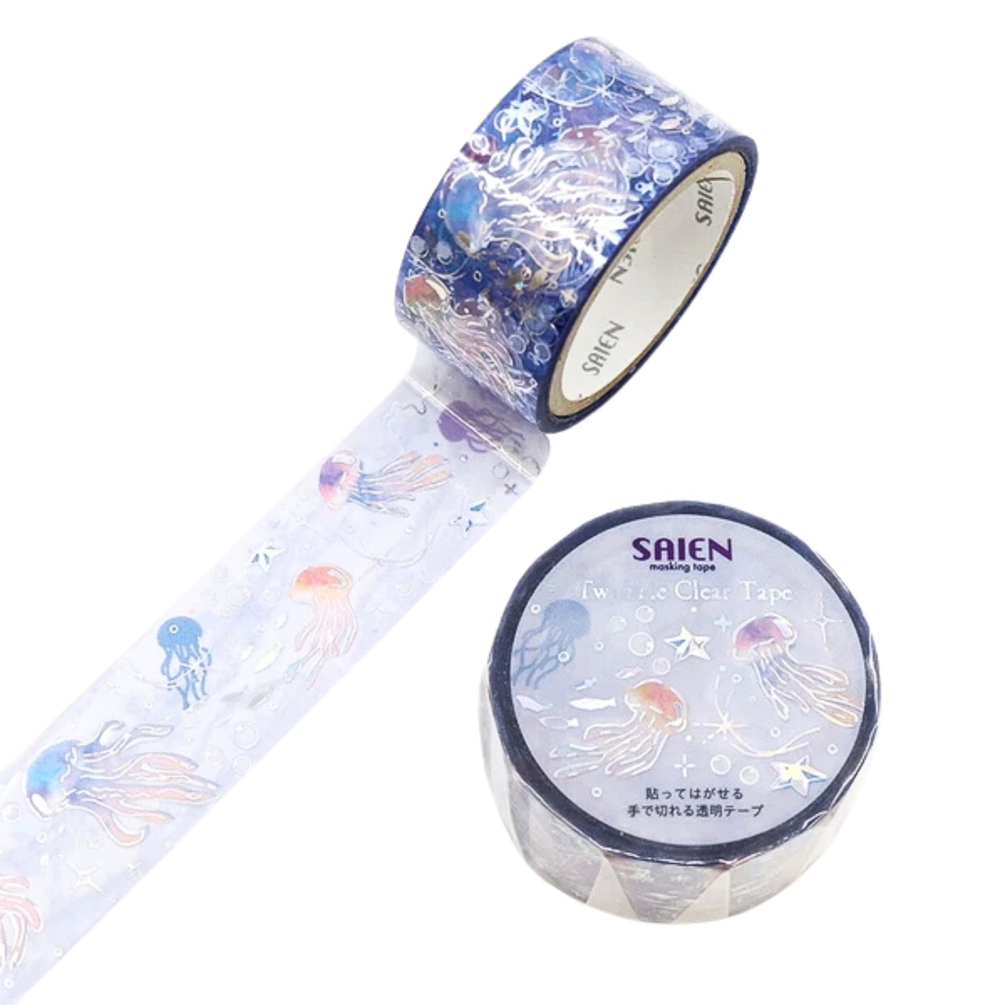 SAIEN - PET - Twinkle Clear Tape - Jellyfish