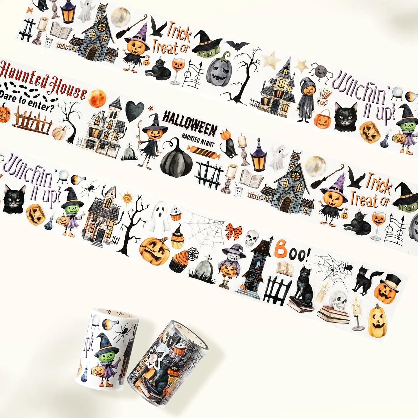 WT - Haunted Night Wide Washi/PET Tape