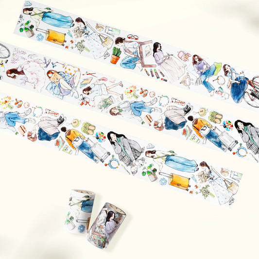 WT - Hello Weekend Wide Washi/PET Tape