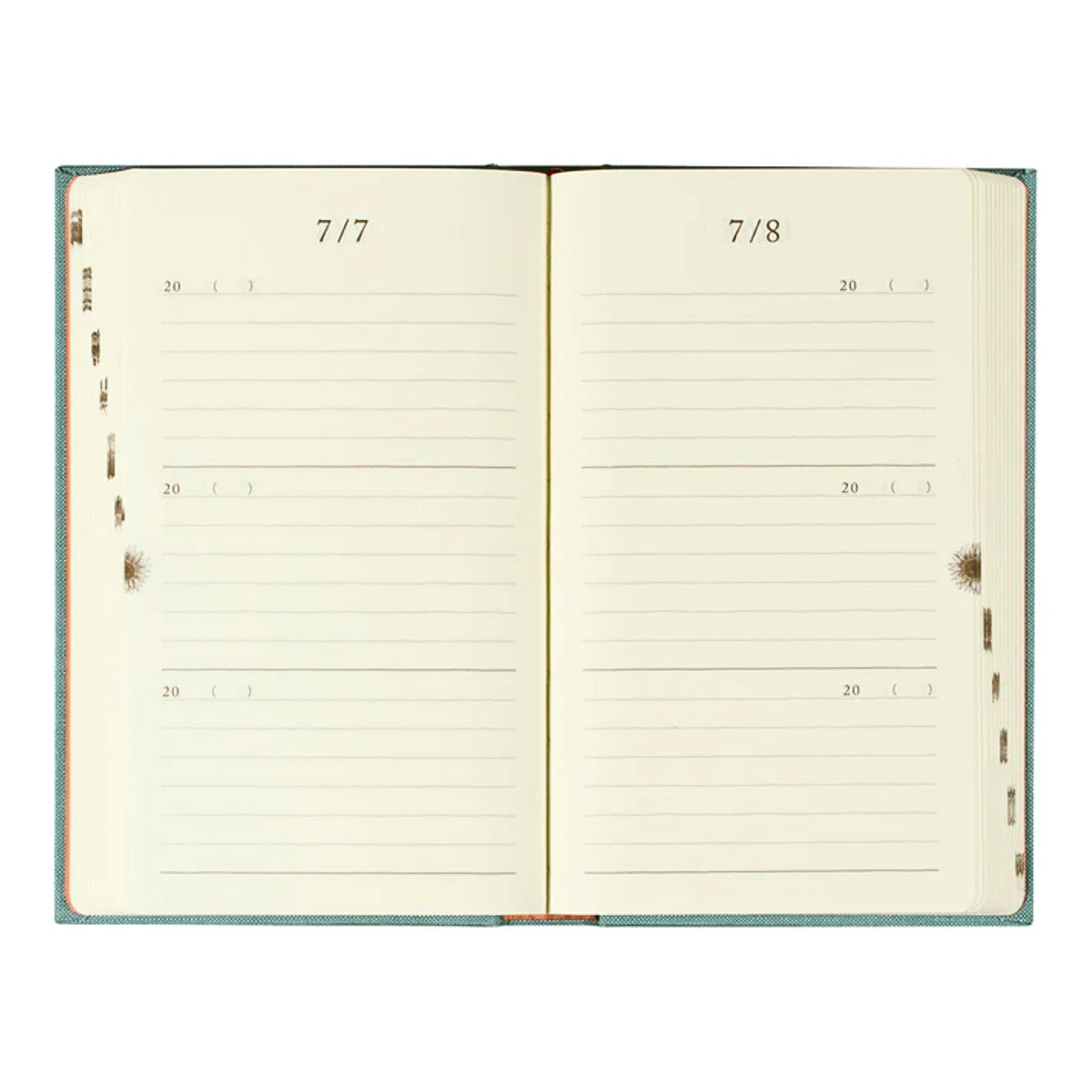 MIDORI - 3 Year Gate Diary - Blue