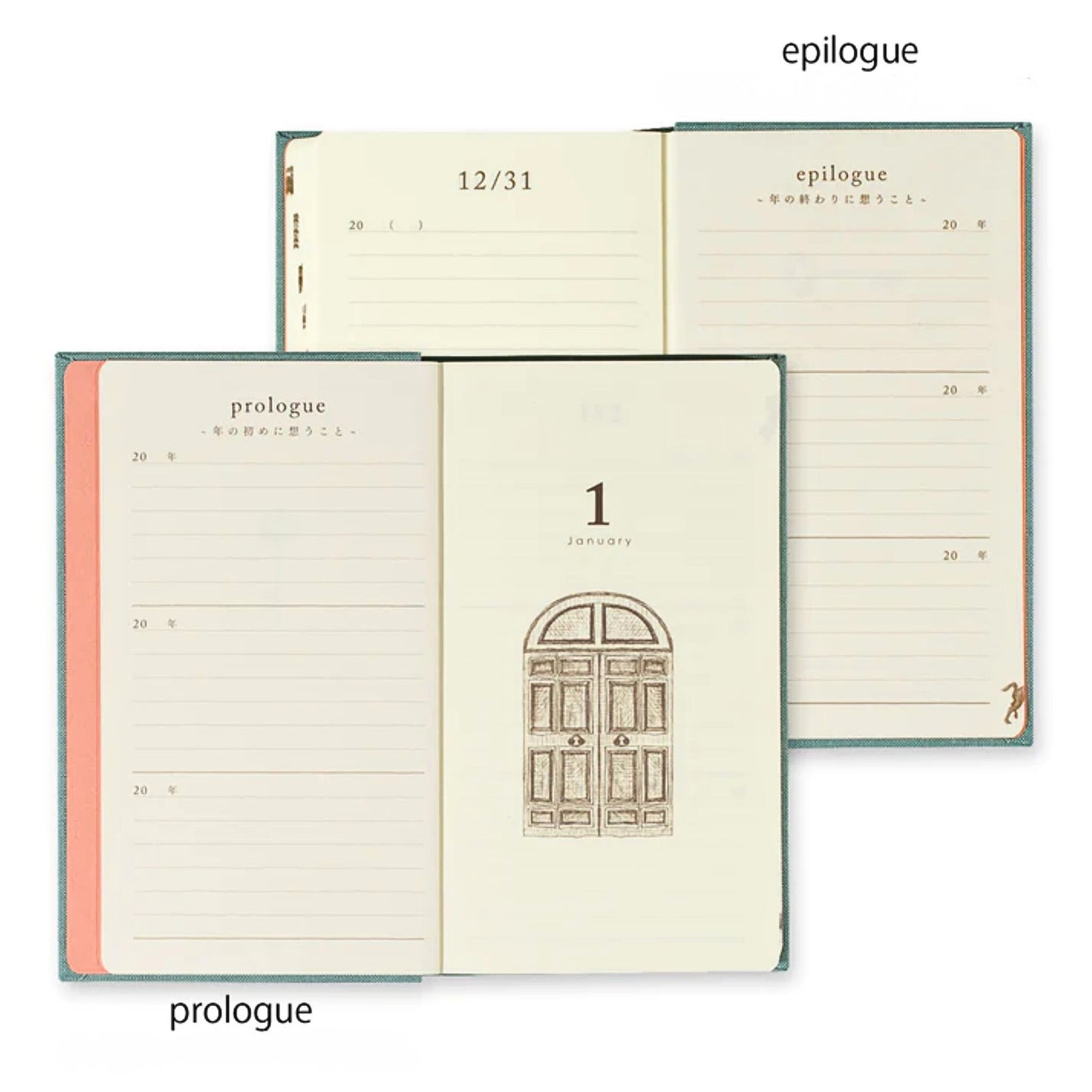 MIDORI - 3 Year Gate Diary - Blue