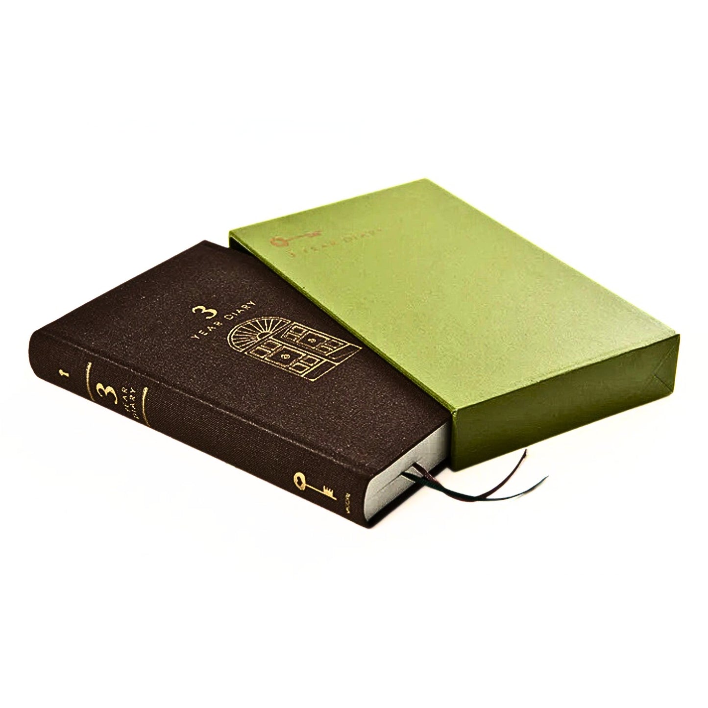 MIDORI - 3 Year Gate Diary - Brown