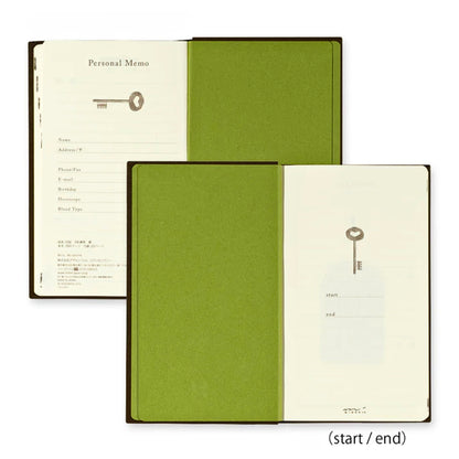 MIDORI - 3 Year Gate Diary - Brown
