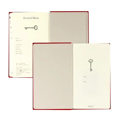 MIDORI - 5 Year Gate Diary - Red