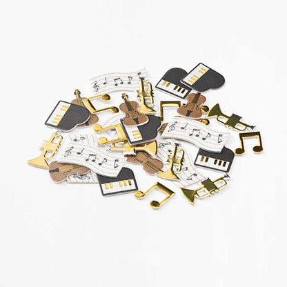 MIDORI - Paper Craft Museum 3D Motif Stickers: Music