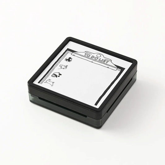 MIDORI - Self-Inking, Paintable Stamp: To-Do List