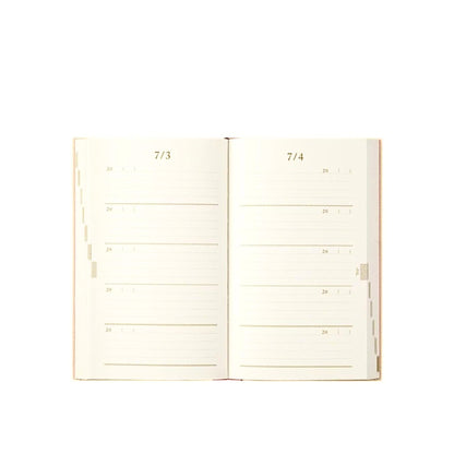 MIDORI - 5-Year Embroidery Diary - Beige