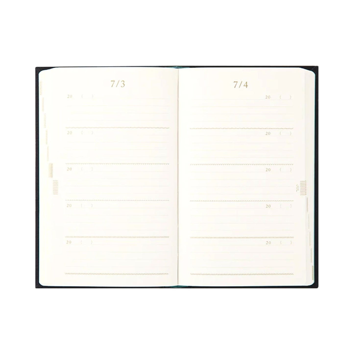 MIDORI - 5-Year Embroidery Diary - Black