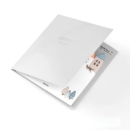 MIDORI - Katanuki Fusen Die-Cut Sticky Notes: Town