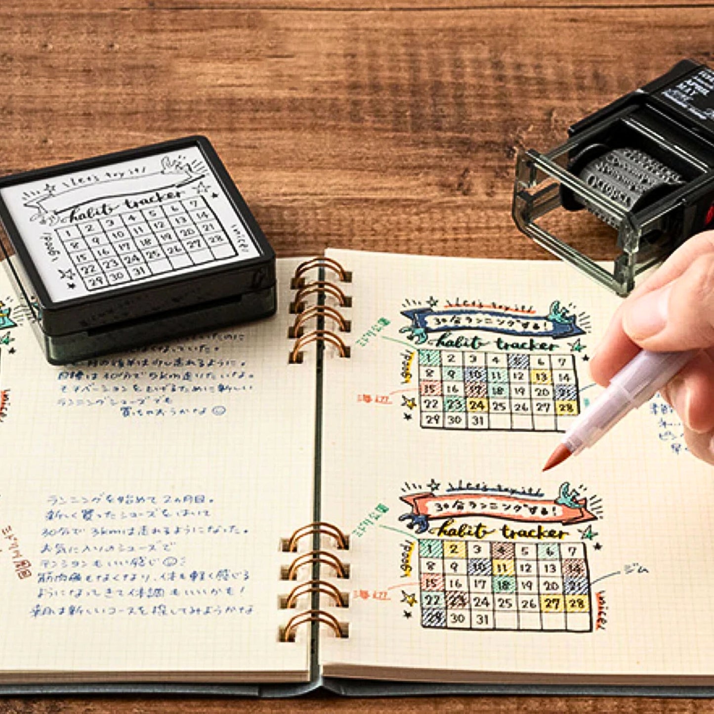 MIDORI - Colour Duel Tip Pens for Paintable Stamps